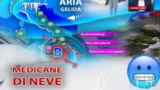 METEO ITALIA  Questa è la data confermata per il ritorno della neve e dellinverno in Italia [upl. by Rina]