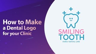 How to Make a Dental Logo [upl. by Haduhey]