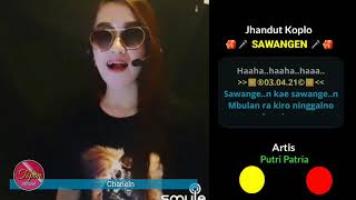 SAWANGEN  Duet karaoke Jhandut koplo  jangan lupa subscribe yaa [upl. by Romy5]