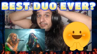 Epica  Sancta Terra feat Floor Jansen Live Retrospect show BEST DUO EVER Metal Journalist Reacts [upl. by Dnalyram81]