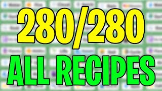 All 280 Aura Craft Recipes Free amp VIP Auras [upl. by Ihp]