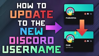 How to UPDATE to the NEW Discord Username System [upl. by Ginny267]