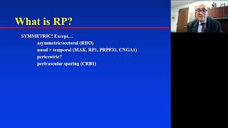 Lecture The Past Present and Future of Retinitis Pigmentosa RP [upl. by Lindgren]