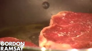 How to Make Steak Diane and Sautéed Potatoes  Gordon Ramsay [upl. by Igig]