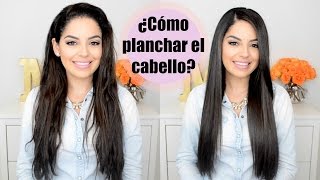 ¿Cómo plancharalaciar el cabello [upl. by Lilak]