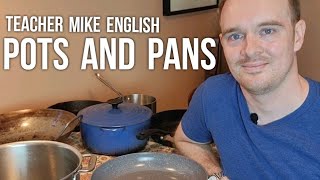 Pots Pans Skillets Etc English Vocabulary for the Kitchen [upl. by Walt]