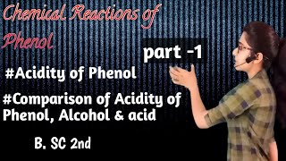 Chemical Reactions of phenol part 1Acidity of Phenol [upl. by Lowenstern]