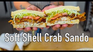 How to Make a Soft Shell Crab Sandwich  Chef Recipe [upl. by Euqinom]