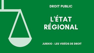 LEtat régional [upl. by Anevad]