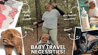 Baby Travel Essentials  MUST HAVES When traveling with a baby  Baby Long Term Stay Essentials [upl. by Pembroke]