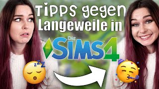 Keine LANGEWEILE mehr in DIE SIMS 4 😍  Tipps für besseres Gameplay  simfinity [upl. by Judye433]