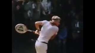 Bjorn Borg learne super backhand 1 [upl. by Aiblis916]