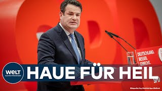 BÜRGERGELDSANKTIONEN Scharfe Kritik an Sozialminister Hubertus Heil aus den eigenen Reihen [upl. by Hasile]