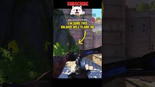 This Soldier Try to Flank Assassin Hanzo overwatchclips overwatch2 overwatch [upl. by Dragone]