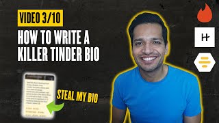 How To Write A Killer Tinder Bio amp Get More Matches  VIDEO 310  Online Dating amp Texting [upl. by Adel366]