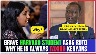 RUTO RESPONDS TO WHY HE IS OVERTAXING KENYANS  HARVARD UNIVERSITY TEAM [upl. by Lurline]