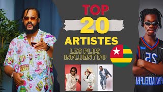 Le Top 20 Des Artistes Togolais Les Plus Suivi Sur Les Réseaux Sociaux🇹🇬💥💥 [upl. by Helban956]