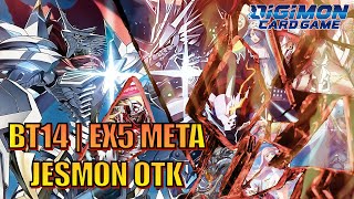 Digimon TCG  BT14EX5 Meta  Jesmon OTK [upl. by Tallula]