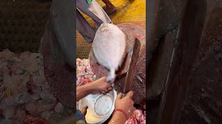 Amazing Pomfret Fish Cutting Skills In Fish Market [upl. by Aecila262]