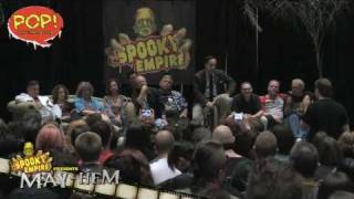 Evil Dead 30th Anniversary Reunion from Spooky Empires MAYHEM PanelsOnPagescom [upl. by Lienahs]