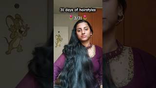 31 days of hairstyles🧚🏽‍♀️open hairstyle for kurta shorts happyyouandme hairstyle ytshorts [upl. by Esinrahs809]