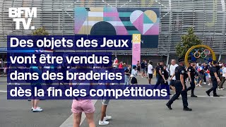 Des équipements et objets des Jeux de Paris 2024 vont être vendus dans des braderies [upl. by Thora]