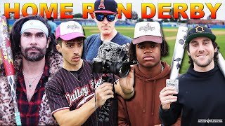 HOME RUN DERBY WITH D1 BASEBALL COMMITS PROS AND THE SOFTBALL CREW  Kleschka Vlogs [upl. by Snapp]