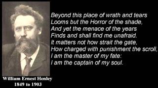 Invictus  poem by William Ernest Henley with text [upl. by Oakie192]