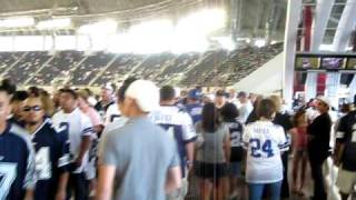 New Cowboys Stadium Party Pass Area Crazy [upl. by Ttenna]