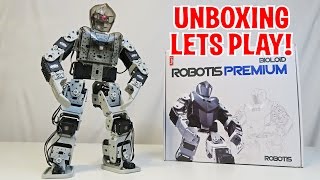 Unboxing amp Lets Play  BIOLOID Premium by ROBOTIS  Humanoid Fighting Robot FULL REVIEW [upl. by Eiloj]