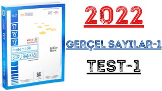 2022 345 TYT MATEMATİK  GERÇEL SAYILAR1 TEST1  yks2022 tyt2022 2022tayfa 345 [upl. by Sosthenna]