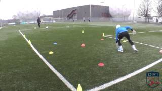 Torwarttraining am Deutschen Fußball Internat [upl. by Elocyn]