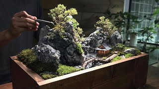 how to build a mini landscape of valley garden [upl. by Sherline432]