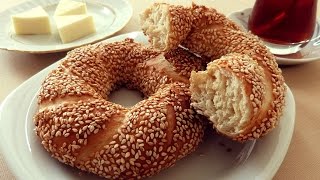 Türkische Sesamringe Rezept  Simit Rezept [upl. by Mckeon116]