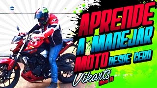 Cómo manejar una moto de velocidades sin fallar en el intento Rookies Cap 1Vik Moto TV [upl. by Tamiko]