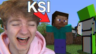 KSI is the funniest minecraft player ever [upl. by Birkett59]