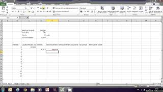 Créer un tableau de remboursement demprunt sur Microsoft Excel [upl. by Llecrep]