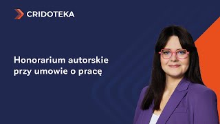 Honorarium autorskie przy umowie o pracę [upl. by Ruhtua]