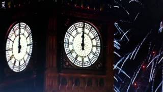 Big Ben London New Year bells chiming [upl. by Ariaek]