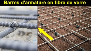 Construction avec les barres darmature en fibre de verre 😮 [upl. by Chuipek672]