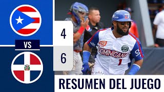 Resumen Puerto Rico vs República Dominicana  Serie del Caribe 2023 4feb [upl. by Eatnoed]