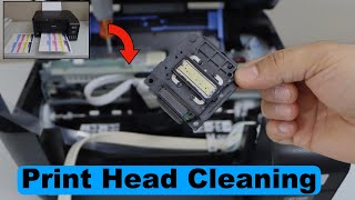 Epson ET 2400 Print Head Cleaning Replacement or Repair L1201 L1250 L3110 L3210 amp L3215 L3250 [upl. by Inot]