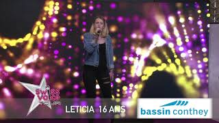 Leticia 16ans  Swiss Voice Tour 2019  Bassin Conthey  Conthey [upl. by Noirret979]