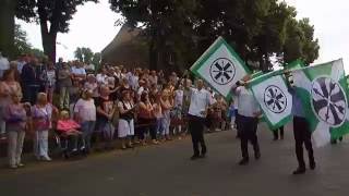 Schützenfest in Zons  Königsparade 17 Juli 2016 [upl. by Zaragoza]