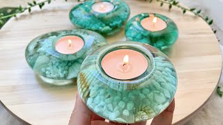 Beautiful Resin Sea Candle Holders Cure in Just 2 Hours [upl. by Brana]