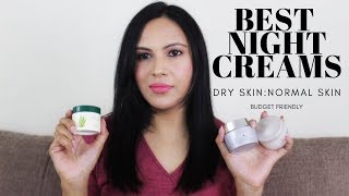 Best Night creams for Dry Skin Normal skin  Affordable Night Creams For Summers [upl. by Ayita]