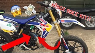 Rieju MRT Pro SM 50 Review HUGE 90CC BIG BORE KIT [upl. by Madel]