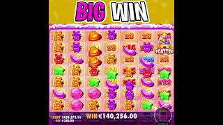 SUGAR RUSH 1000 SLOT ‼️ €240 MAX BET 🤑 BIG WIN shorts [upl. by Annadroj]