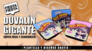 😱🎁🎉 Duvalín Gigante  Plantilla y Diseños GRATIS  Paso a Paso  30 de Abril  Dulcero TikTok [upl. by Carmine462]