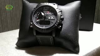 Naviforce 9095 dual display watch unboxing [upl. by Amice]